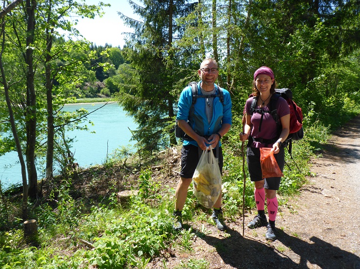 Ehrenamtliche Müllsammler